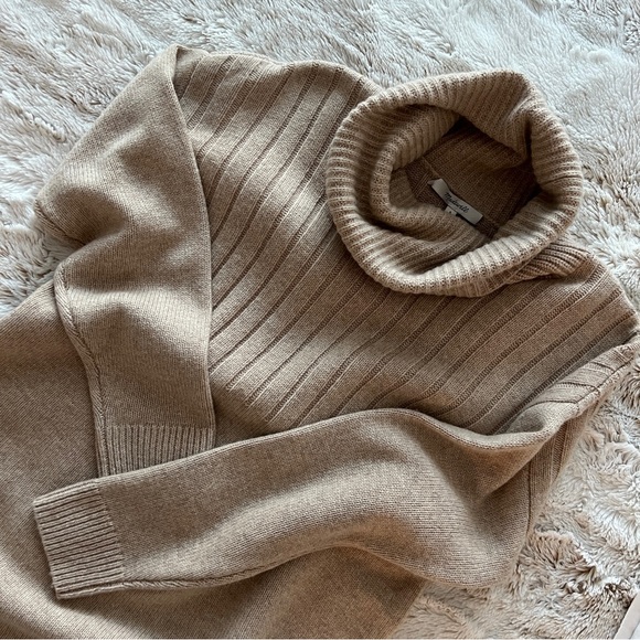 Madewell Tan Turtleneck Sweater Dress - Picture 2 of 5